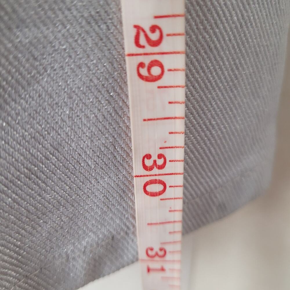 New Zara shimmer blue denim romper size XS futuristic glam retro - Picture 9 of 9